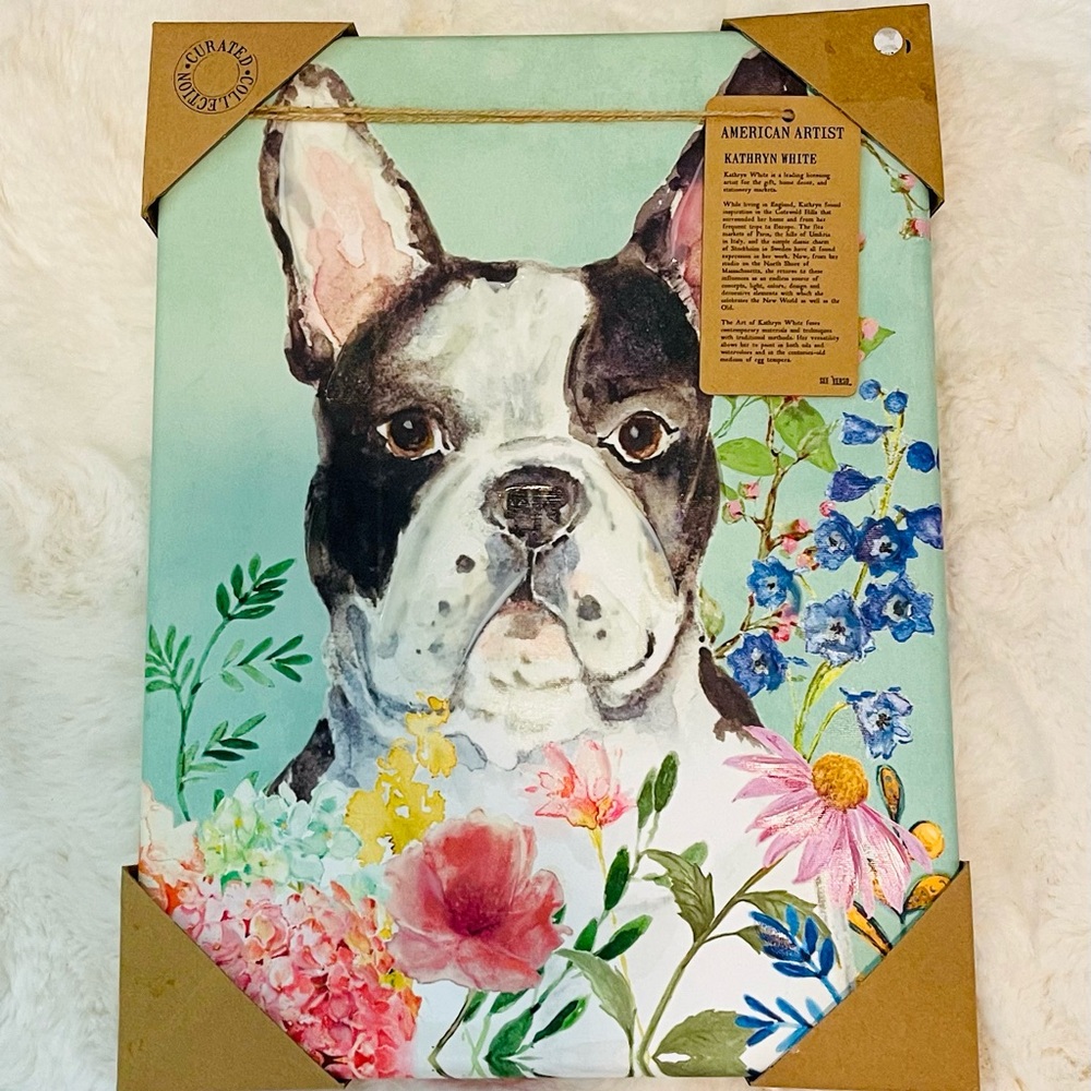 French Bulldog on Canvas